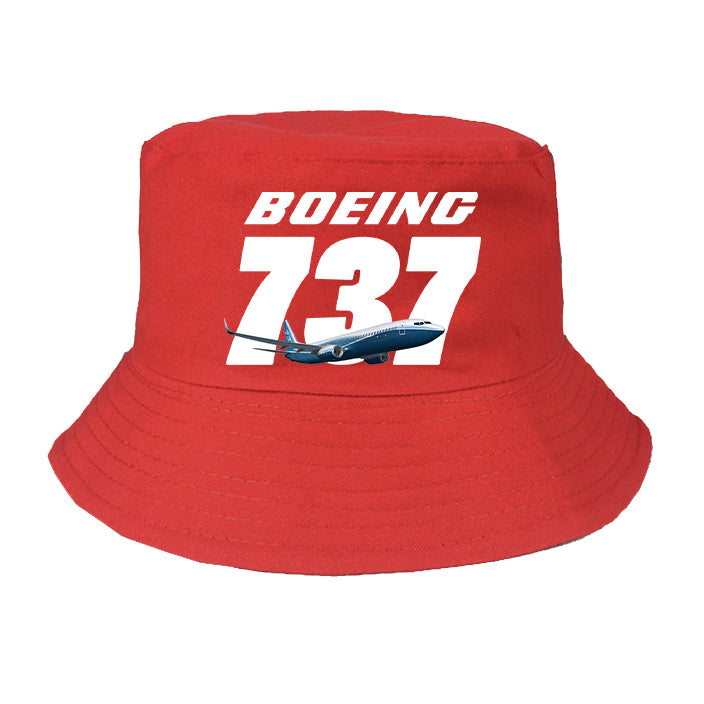 Super Boeing 737+Text Designed Summer & Stylish Hats