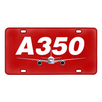 Thumbnail for Super Airbus A350 Designed Metal (License) Plates