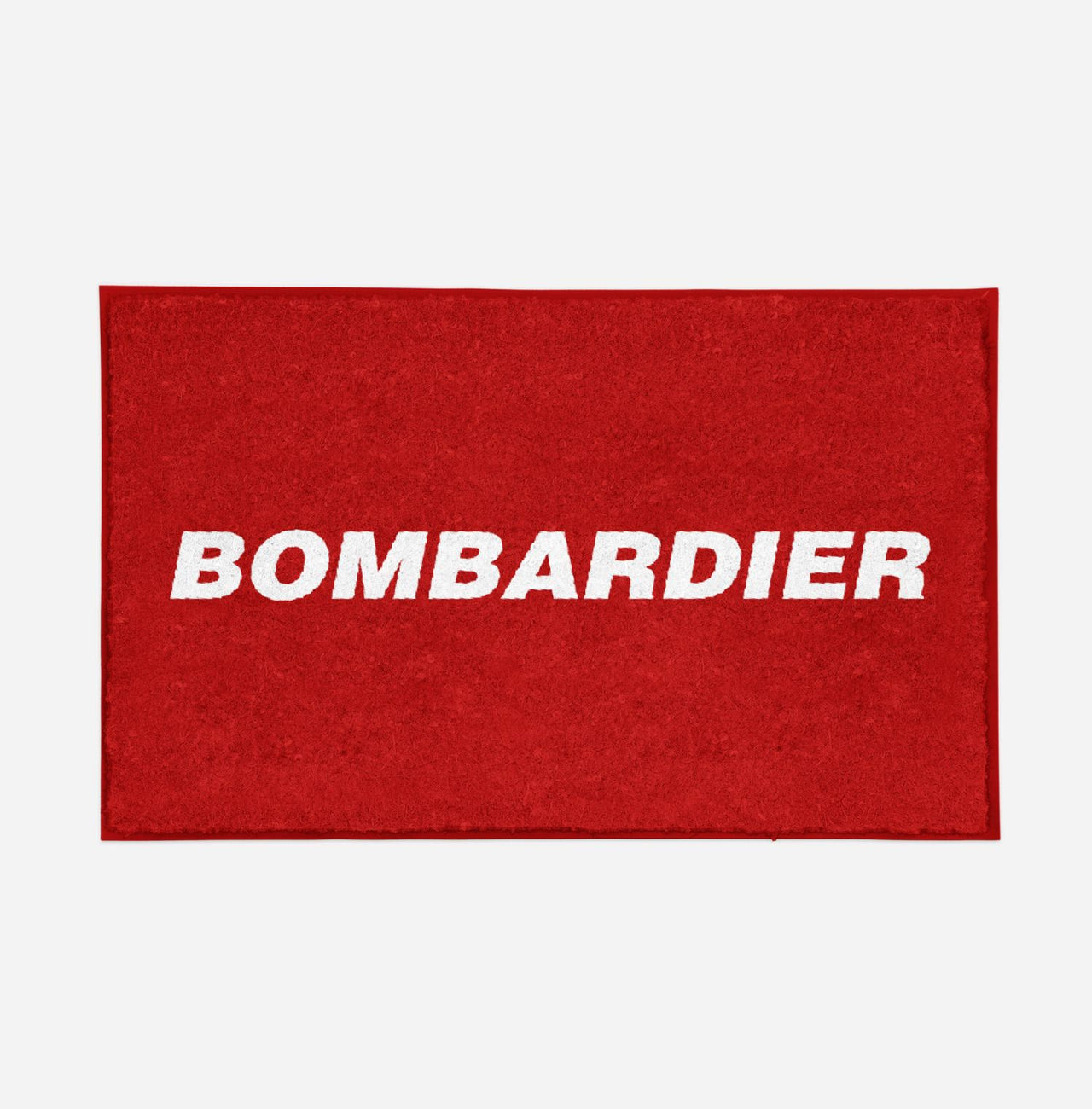 Bombardier & Text Designed Door Mats