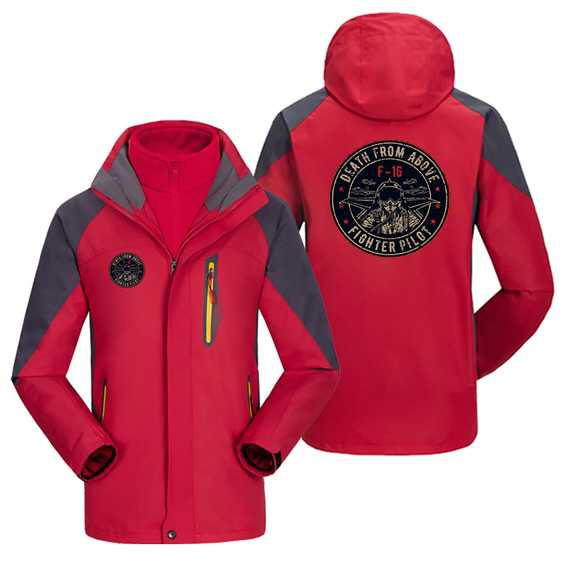 Fighter Jet 16 - Death From Above Designed Thick Skiing Jackets