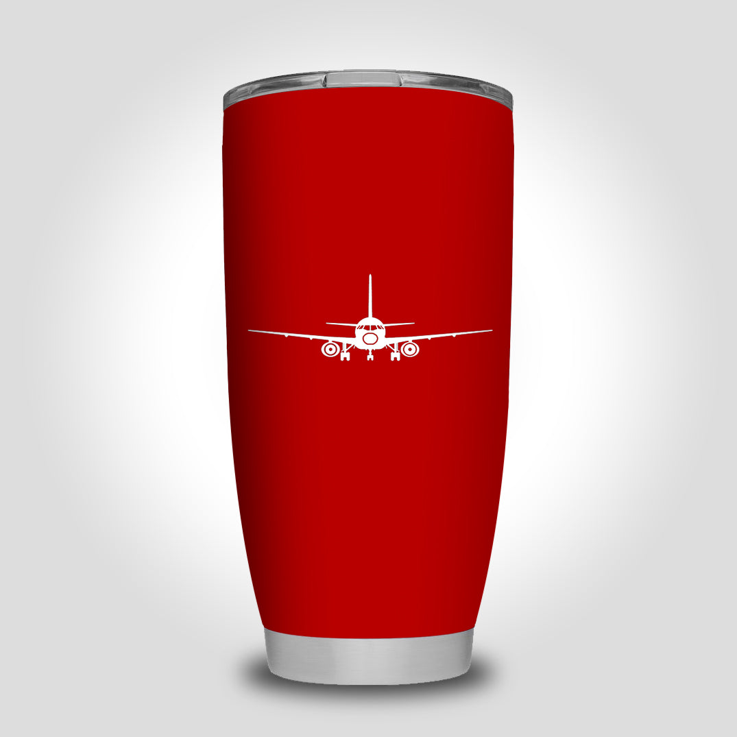 Sukhoi Superjet 100 Silhouette Designed Tumbler Travel Mugs