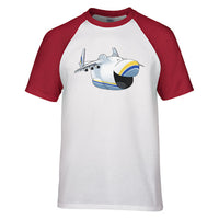 Thumbnail for Antonov 225 Mouth Designed Raglan T-Shirts