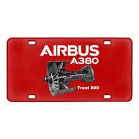 Thumbnail for Airbus A380 & Trent 900 Engine Designed Metal (License) Plates