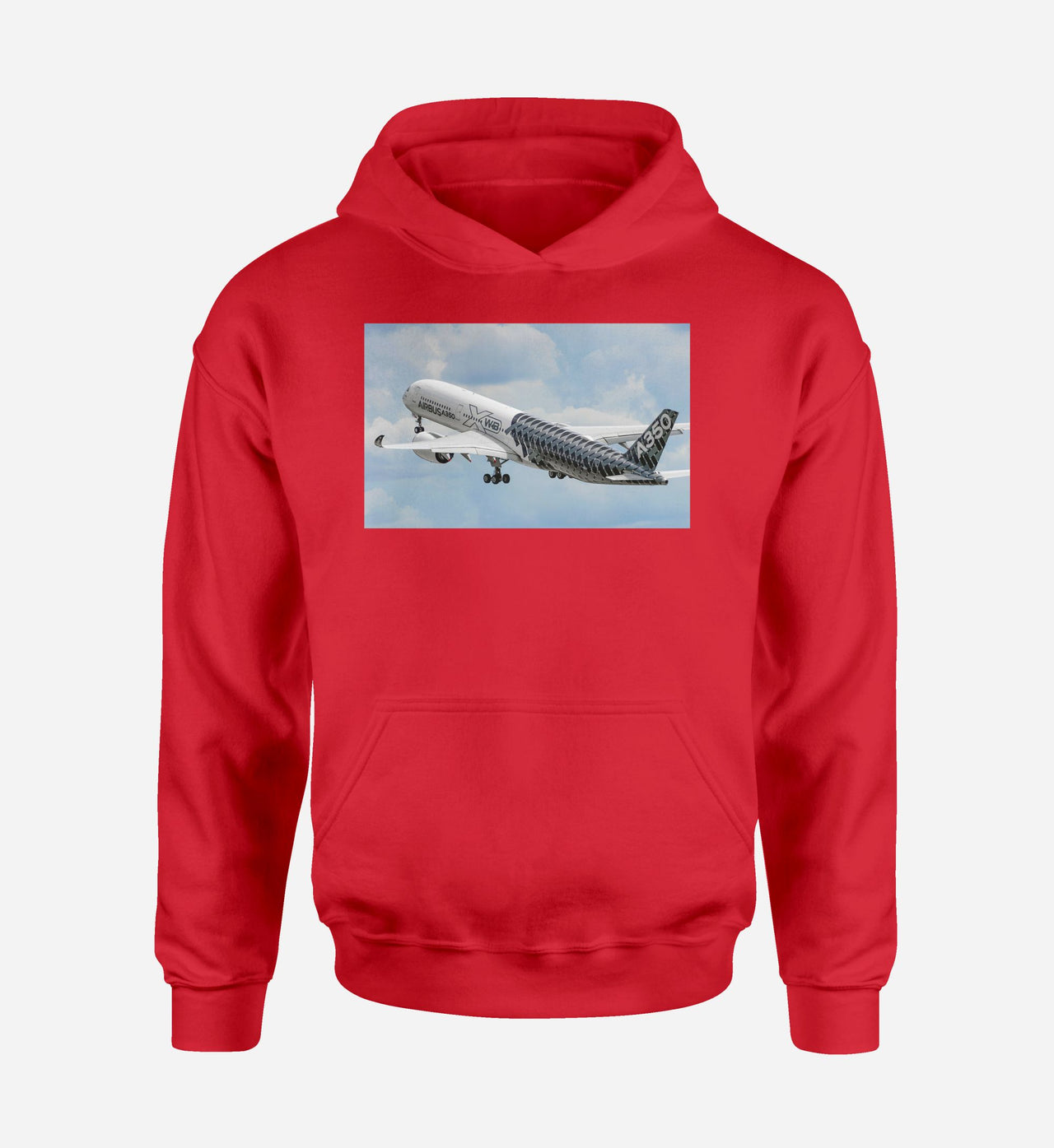 Departing Airbus A350 (Original Livery) Designed Hoodies