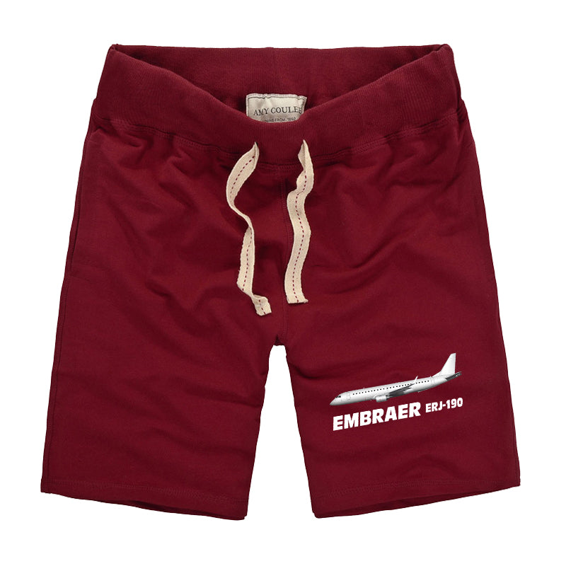 The Embraer ERJ-190 Designed Cotton Shorts