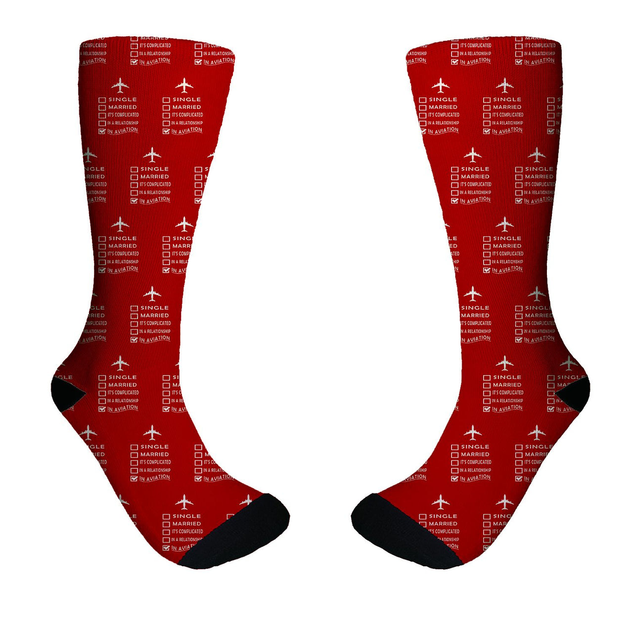 In Aviation Designed Socks
