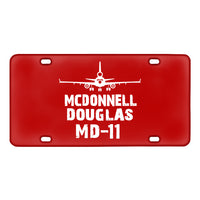 Thumbnail for McDonnell Douglas MD-11 & Plane Designed Metal (License) Plates