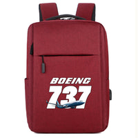 Thumbnail for Super Boeing 737+Text Designed Super Travel Bags