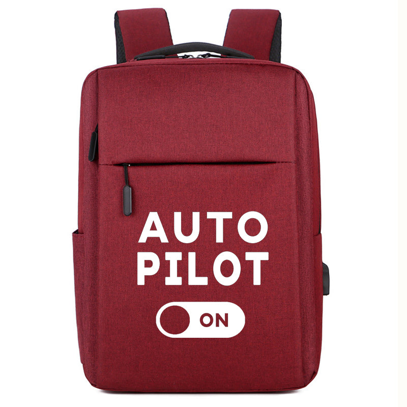 Auto Pilot ON Designed Super Travel Bags