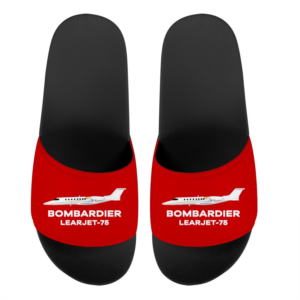 The Bombardier Learjet 75 Designed Sport Slippers