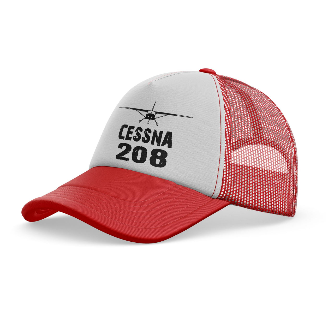 Cessna 208 & Plane Designed Trucker Caps & Hats