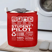 Thumbnail for Student Pilot Label Designed Laundry Baskets