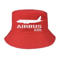Thumbnail for Airbus A320 Printed Designed Summer & Stylish Hats