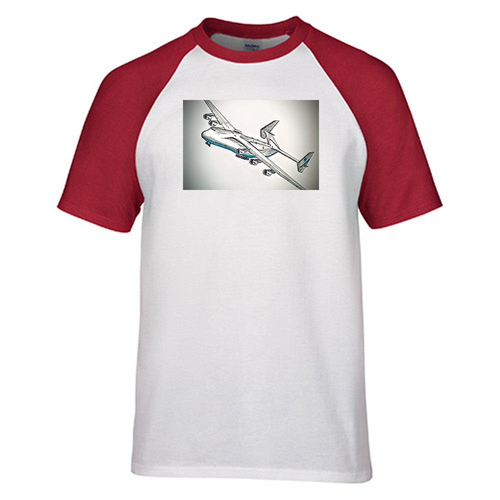 Antonov 225 (53) Designed Raglan T-Shirts