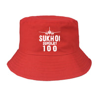 Thumbnail for Sukhoi Superjet 100 & Plane Designed Summer & Stylish Hats