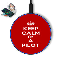 Thumbnail for Keep Calm I'm a Pilot Designed Wireless Chargers