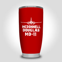 Thumbnail for McDonnell Douglas MD-11 & Plane Designed Tumbler Travel Mugs