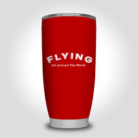 Thumbnail for Flying All Around The World Designed Tumbler Travel Mugs
