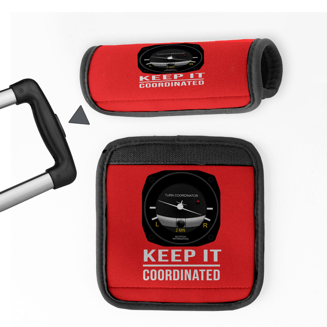 Keep It Coordinated Designed Neoprene Luggage Handle Covers
