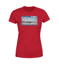Thumbnail for Amazing Clouds and Boeing 737 NG Designed Women T-Shirts