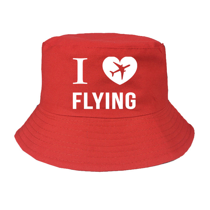 I Love Flying Designed Summer & Stylish Hats