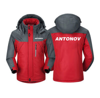 Thumbnail for Antonov & Text Designed Thick Winter Jackets