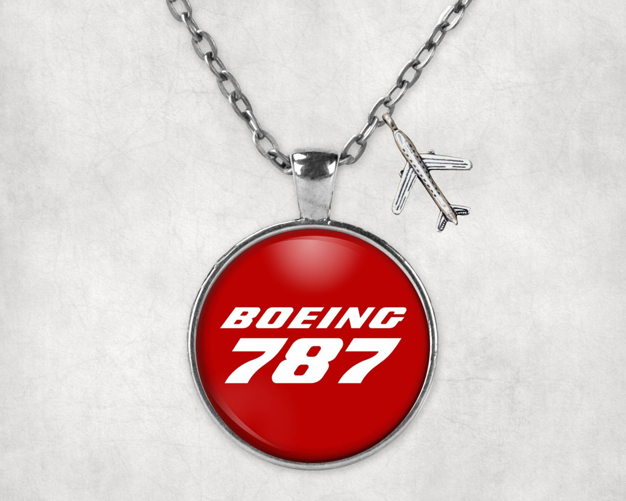 Boeing 787 & Text Designed Necklaces