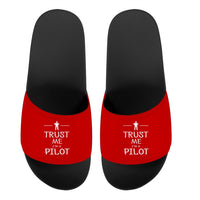 Thumbnail for Trust Me I'm a Pilot Designed Sport Slippers