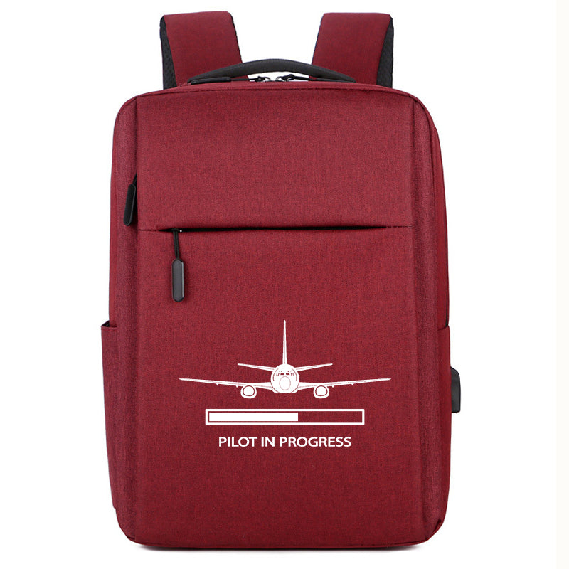 Pilot In Progress Designed Super Travel Bags
