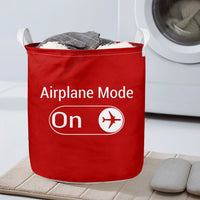 Thumbnail for Airplane Mode On Designed Laundry Baskets
