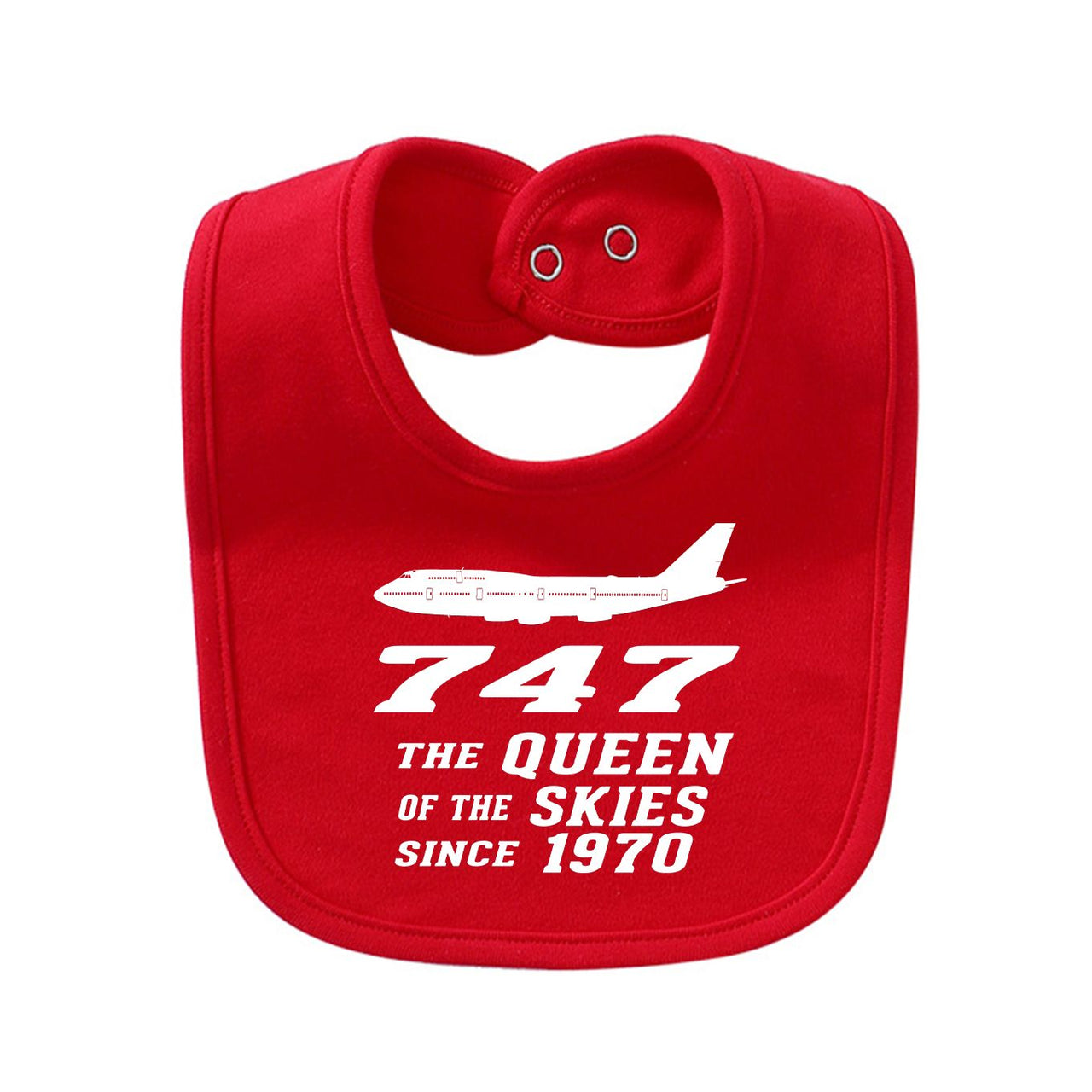 Boeing 747 - Queen of the Skies (2) Designed Baby Saliva & Feeding Towels