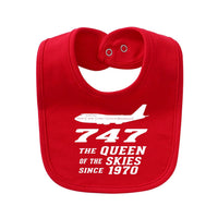Thumbnail for Boeing 747 - Queen of the Skies (2) Designed Baby Saliva & Feeding Towels