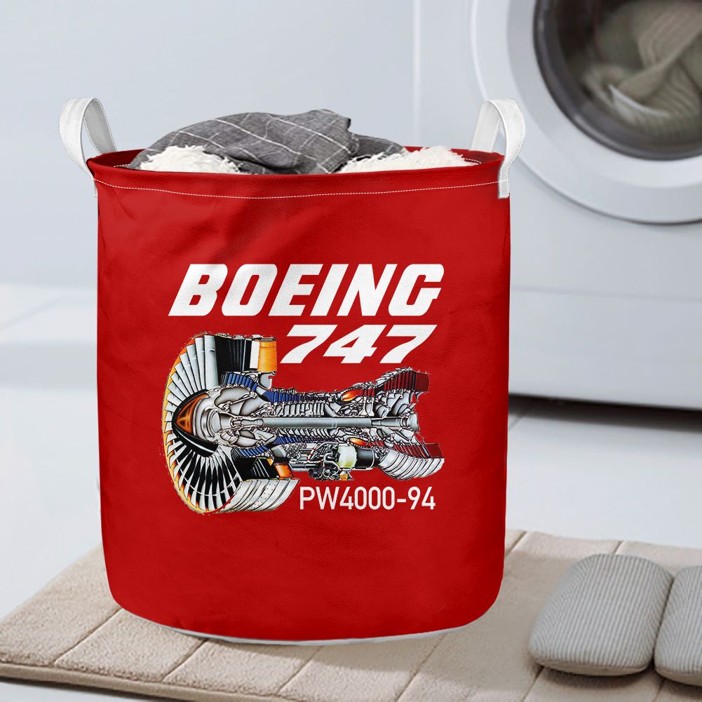 Boeing 747 & PW4000-94 Engine Designed Laundry Baskets