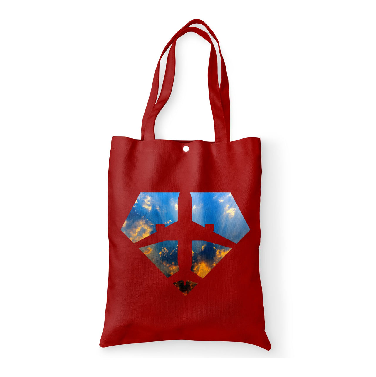 Supermen of The Skies (Sunrise) Designed Tote Bags