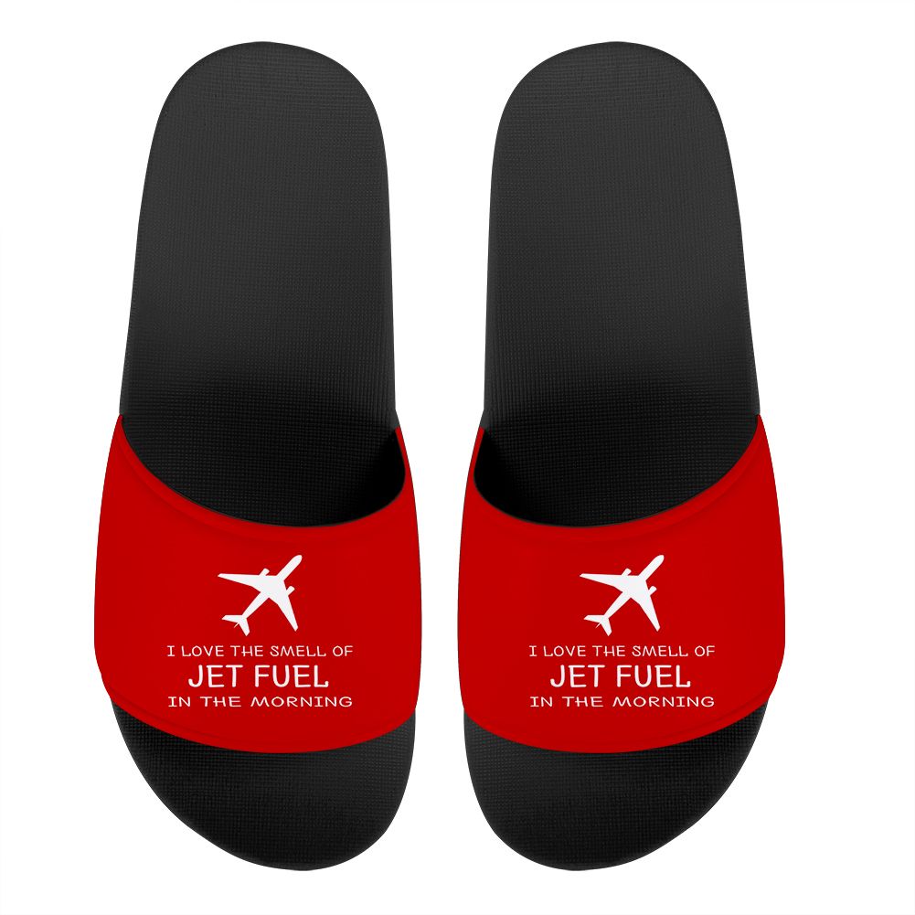 I Love The Smell Of Jet Fuel In The Morning Designed Sport Slippers