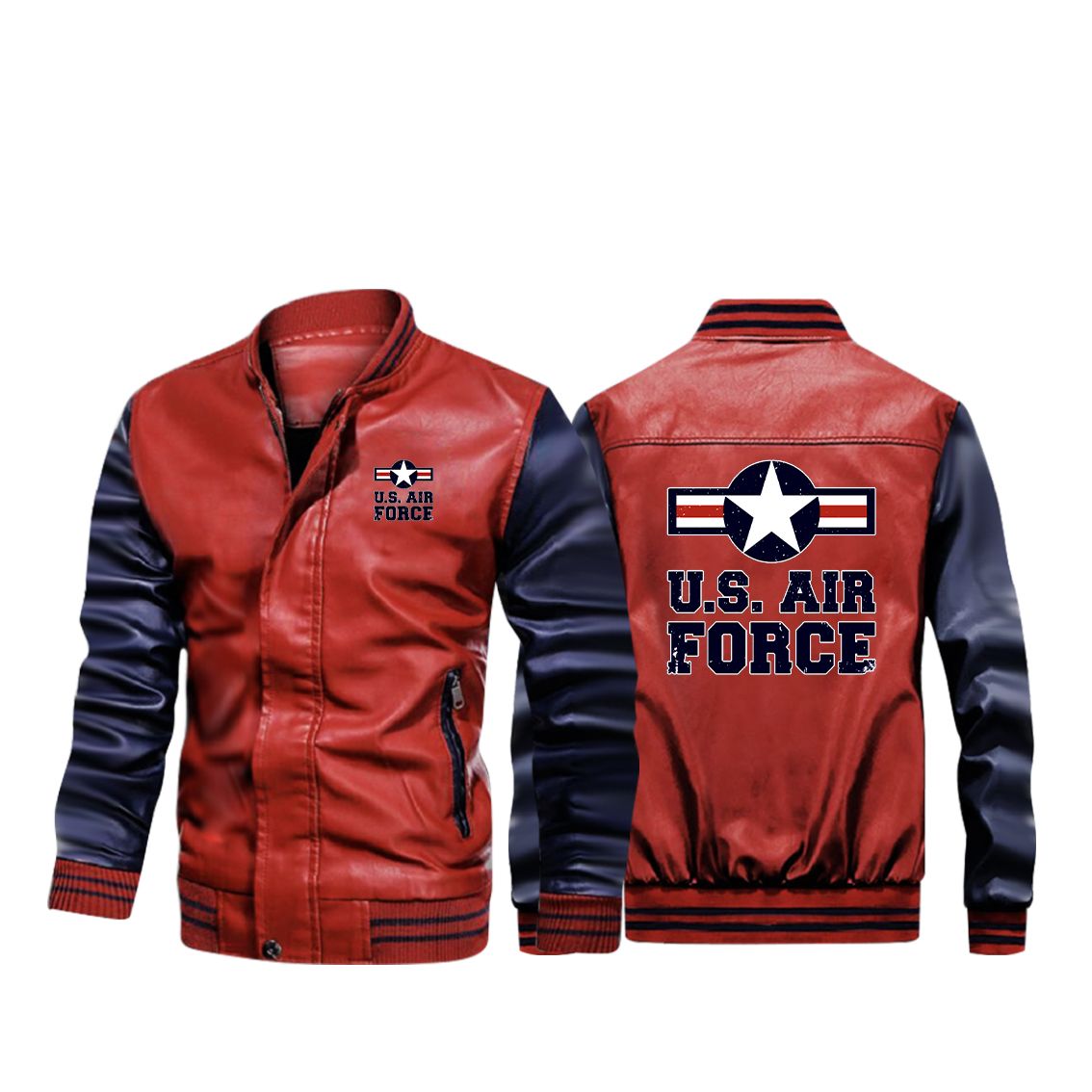 US Air Force Designed Stylish Leather Bomber Jackets