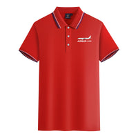 Thumbnail for The Airbus A220 Designed Stylish Polo T-Shirts