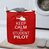 Thumbnail for Student Pilot (Helicopter) Designed Laundry Baskets