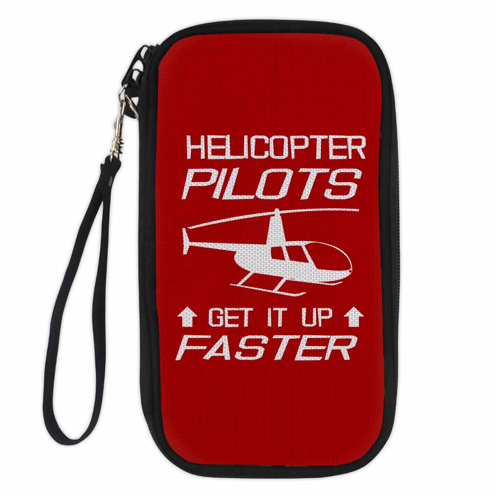 Helicopter Pilots Get It Up Faster Designed Travel Cases & Wallets