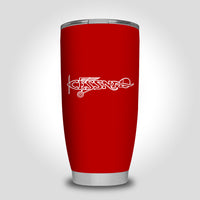 Thumbnail for Special Cessna Text Designed Tumbler Travel Mugs