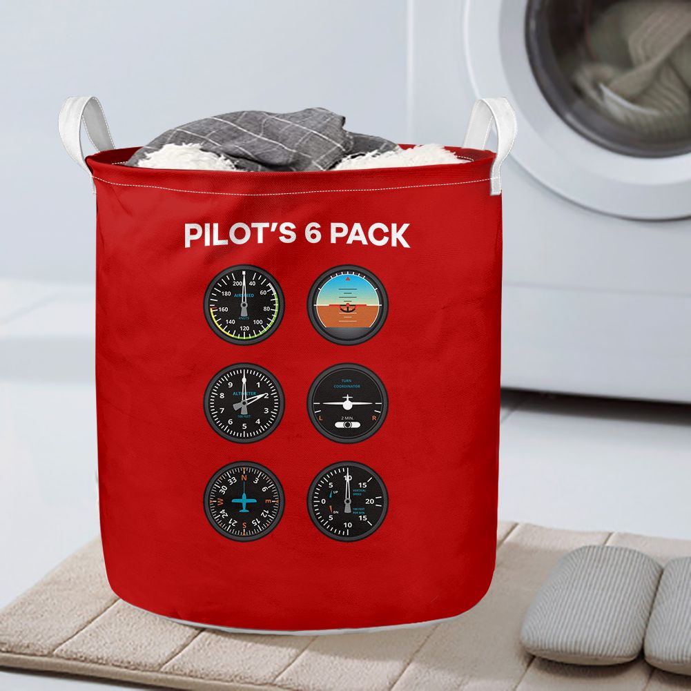 Pilot's 6 Pack Designed Laundry Baskets