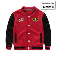 Thumbnail for Cute Boy Driving Plane Cartoon Designed 