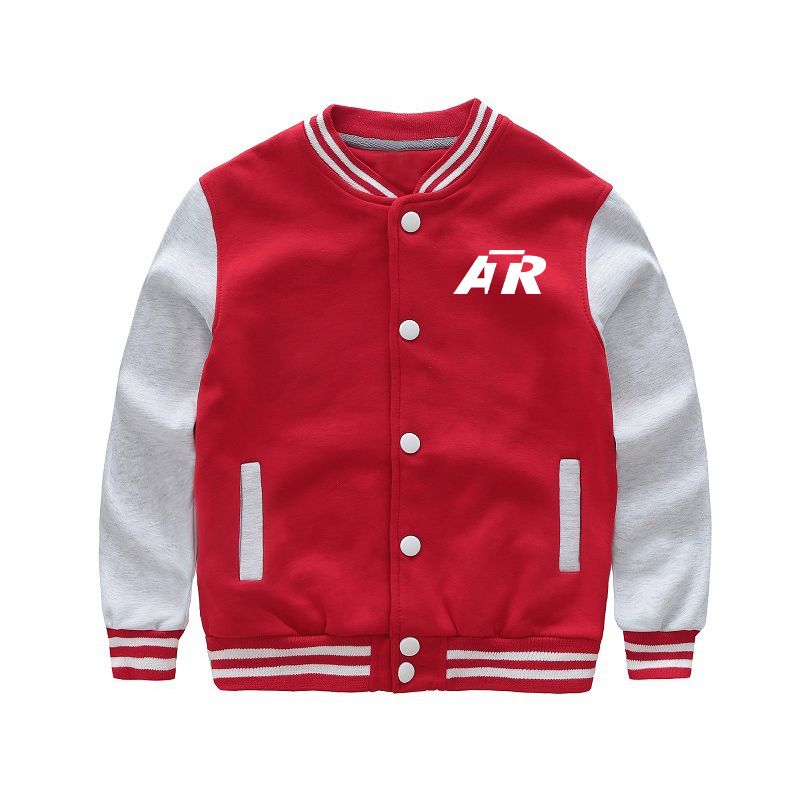 ATR & Text Designed "CHILDREN" Baseball Jackets