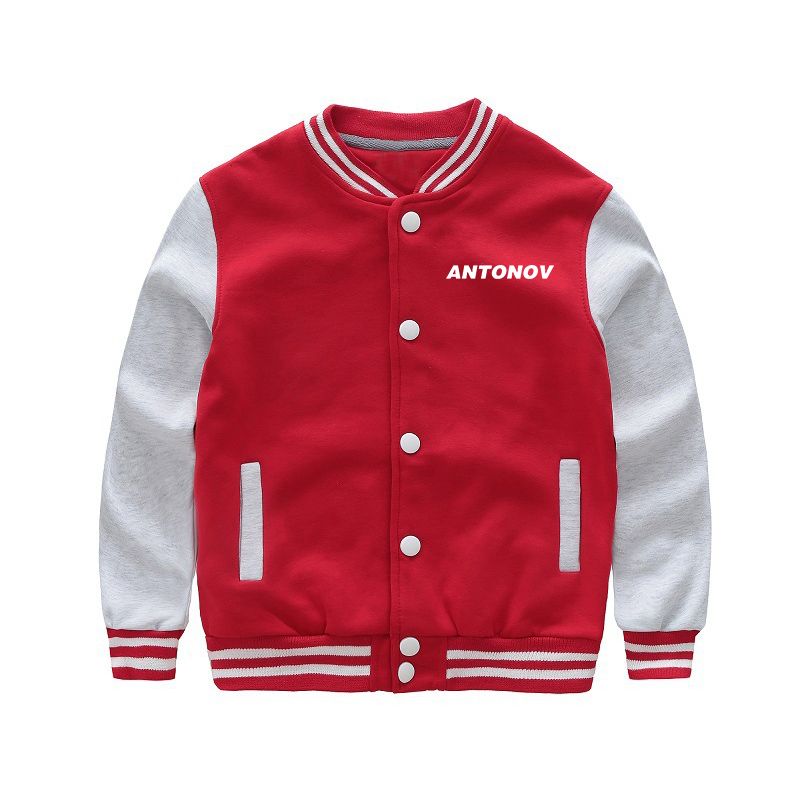 Antonov & Text Designed "CHILDREN" Baseball Jackets