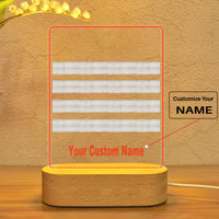 Thumbnail for Pilot Epaulettes (Silver) 4 Lines Designed Night Lamp