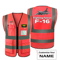 Thumbnail for The Fighting Falcon F16 Designed Reflective Vests
