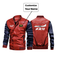 Thumbnail for The ATR72 Designed Stylish Leather Bomber Jackets