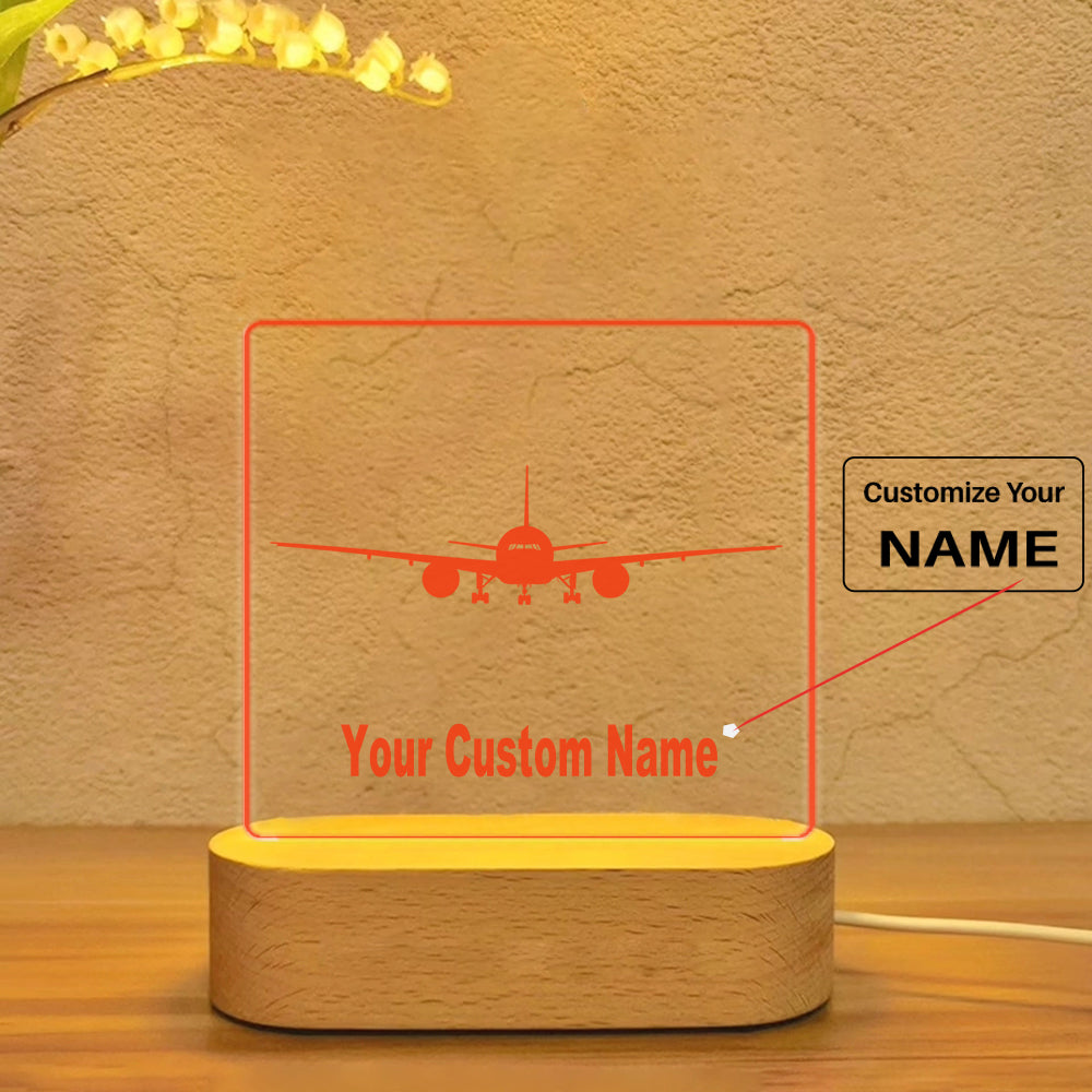 Boeing 777 Silhouette Designed Night Lamp