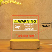 Thumbnail for Warning May Constantly Talk About Aviation Designed Night Lamp