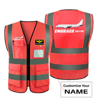 Thumbnail for The Embraer ERJ-175 Designed Reflective Vests